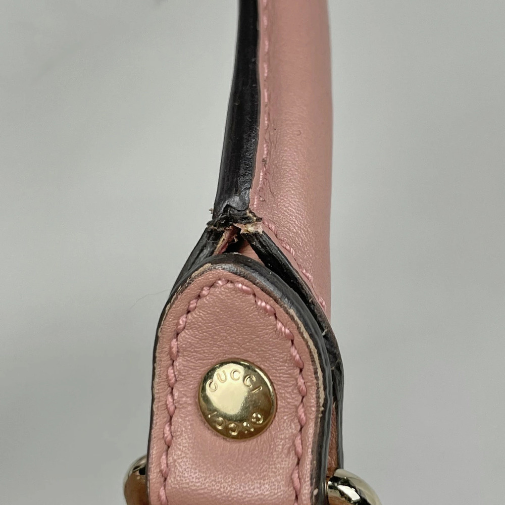 Gucci guccissima Handbag Shoulder Bag Tote Guccissima Leather Pink - Picture 4 of 7